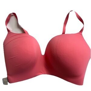 36DDD Secret Treasures Coral Wireless T-Shirt Bra Seamless Comfort